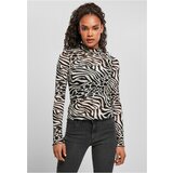 UC Ladies AOP Mesh Women's Long Sleeve Turtleneck White/Black | Shoptok.si