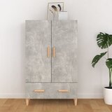 vidaXL Visoka omarica betonsko siva 70x31x115 cm konstruiran les Cene