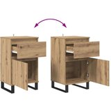 vidaXL Kreveta hrast artisan 35 x 40 x 70 cm Konstruirano drvo | shoptok.hr