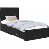  Krevetna konstrukcija Crni hrast 90 x 200 cm Konstruirano drvo | Shoptok.si