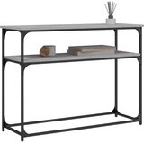  Konzolni stol siva boja hrasta 100x35,5x75 cm konstruirano drvo | Eponuda.ba