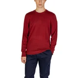 Calvin Klein Jeans Puloverji MERINO RWS CREW NECK K10K109474 Rdeča