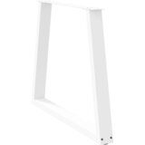  Noge za blagovaonski stol V-oblik 3 kom Bijele 80 x (72-73,3) cm Čelik | shoptok.hr