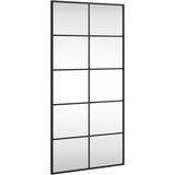 Maison Chic Stensko Ogledalo - Zrcalo - Kozmetično ogledalo črno 50x100 cm pravokotno železo, (21697995) | Shoptok.si