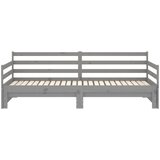  Dnevni ležaj na izvlačenje sivi od borovine 2 x (90 x 200) cm | shoptok.hr