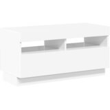 TV ormarić s LED svjetlima visoki sjaj bijeli 80 x 35 x 40 cm | shoptok.hr