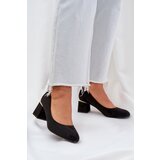 PS1 Eco Suede Heels Black Veniffia | shoptok.hr