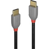 Lindy USB kabel USB 2.0 USB-C® vtič\, USB-C® vtič 1.00 m črna\, siva 36871, (20425713) | Shoptok.si