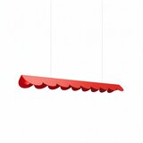 Thoro Rdeča aluminijasta LED viseča svetilka BISCUIT – | Shoptok.si