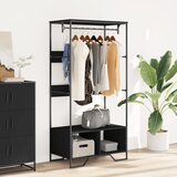  Ormar crni 90 x 50 x 180 cm od konstruiranog drva | shoptok.hr