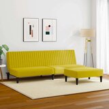  2-dijelni set sofa žuti bar&scaron;unasti cijene