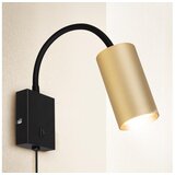  Brilagi - Fleksibilna zidna lampa SELE 1xGU10/30W/230V crna/zlatna | Eponuda.com