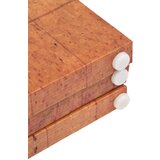vidaXL Sklopiva sobna pregrada s kartom svijeta 228 x 170 cm žuta | shoptok.hr