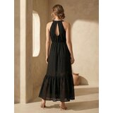 Sinsay Midi haljina s halter dekolteom i volanom | shoptok.hr