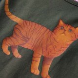  Dječja majica dugih rukava kaki 128 | shoptok.hr