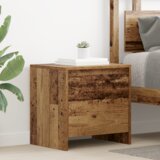 vidaXL Nočna omarica Stari les 45 x 34 x 44.5 cm Konstruiran les | Shoptok.si