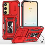 SUNSKY Hybrid Armor ovitek za Samsung A35 / A55, Rdeč | Shoptok.si