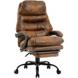 MID.YOU PISARNIŠKI STOL kovina, umetna masa, tekstil rjava, črna | Shoptok.si