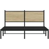  Metalni okvir kreveta bez madraca boja hrasta sonome 150x200 cm | shoptok.hr