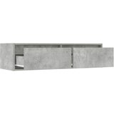TV ormarić s LED svjetlima siva boja betona 100X35,5x25 cm | shoptok.hr