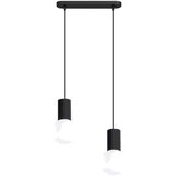 Sollux Lighting Viseča svetilka HALO 2L črna, (5000352223) | Shoptok.si