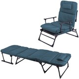  2-u-1 sklopiva ležaljka Linder Exclusiv GM5000B - crna/plava | shoptok.hr