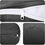 Presvlaka za jastuk 6 pcs HEERLEN Antracit Ø 15 x 40 cm | shoptok.hr