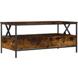  The Living Store Klubska mizica dimljeni hrast 100x51x45 cm inženirski les - Klubska Mizica, (21444884) | Shoptok.si