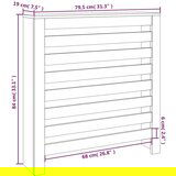  Pokrov za radijator 79 5 x 19 x 84 cm od masivne borovine | shoptok.hr