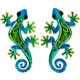 Signes Grimalt Kipci in figurice Lizard Adorno 2 Enoti Zelena | Shoptok.si