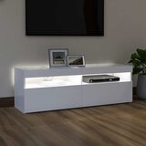 TV ormarić s LED svjetlima bijeli 120 x 35 x 40 cm | Eponuda.ba
