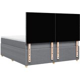  Krevet s oprugama i madracem svjetlosivi 180x200 cm od tkanine | shoptok.hr