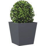  Vrtne sadilice 2 kom antracit 40x40x40 cm čelične | shoptok.hr