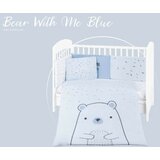 Kikka Boo posteljina sa ogradicom 6 pcs 60/120 Bear with Me blue ( KKB60115 ) Cene