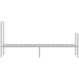  Metalni okvir kreveta uzglavlje i podnožje bijeli 90x190 cm | shoptok.hr