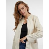 Orsay Beige Women's Faux Leather Jacket - Women's | Shoptok.si
