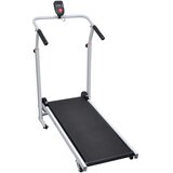  Sklopiva mini pokretna traka za trčanje 93 x 36 cm crna | shoptok.hr