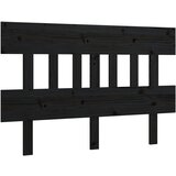 Maison Chic posteljno vzglavje - vzglavna omarica - nočna omarica črno 163,5x3x81 cm trdna borovina, (21706364) | Shoptok.si