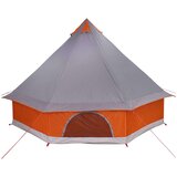 Tipi šator s krovom Siva i narančasta 400 x 346 x 250 cm taft | Eponuda.ba
