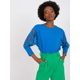 RUE PARIS Blouse-RV-BZ-7551.19-dark blue | Shoptok.si