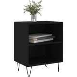  Noćni ormarići 2 kom crni 40 x 30 x 50 cm konstruirano drvo | shoptok.hr