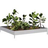  Povišena vrtna gredica 100 x 100 x 18,5 cm pocinčani čelik | Eponuda.com