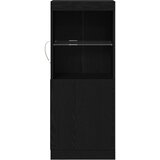  LED komoda Crni hrast 41 x 37 x 100 cm Konstruirano drvo | shoptok.hr