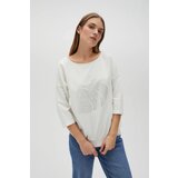 Marisse Women's Sweatshirt L-Bl-4600 Off White | shoptok.hr