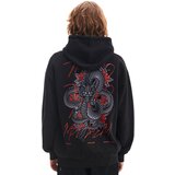 Cropp - Majica s kapuljačom - Crna | shoptok.hr