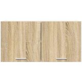 vidaXL Viseča omarica s polico Riga Sonoma hrast 80 x 31 x 40 cm | Shoptok.si