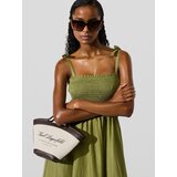 Karl Lagerfeld Torba za na plažo bež / temno rjava | Shoptok.si