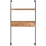 vidaXL zidni radni stol od masivnog bagremovog drva 90 x 40 x 170 cm | shoptok.hr