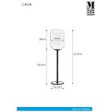 Markslöjd 108251 - Stona lampa CAVA 1xE14/40W/230V zlatna | Eponuda.com