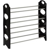 Premier Housewares Crni/u srebrnoj boji metalni stalak za cipele Tavia – | shoptok.hr